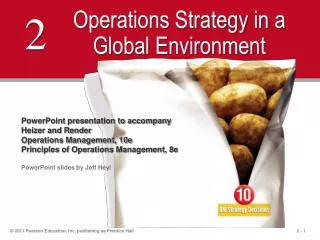 Operations Strategy in a Global Environment