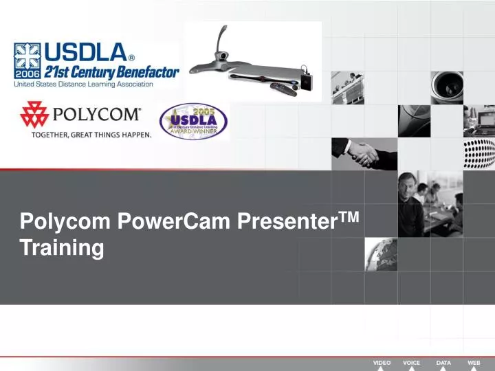 polycom powercam presenter tm training