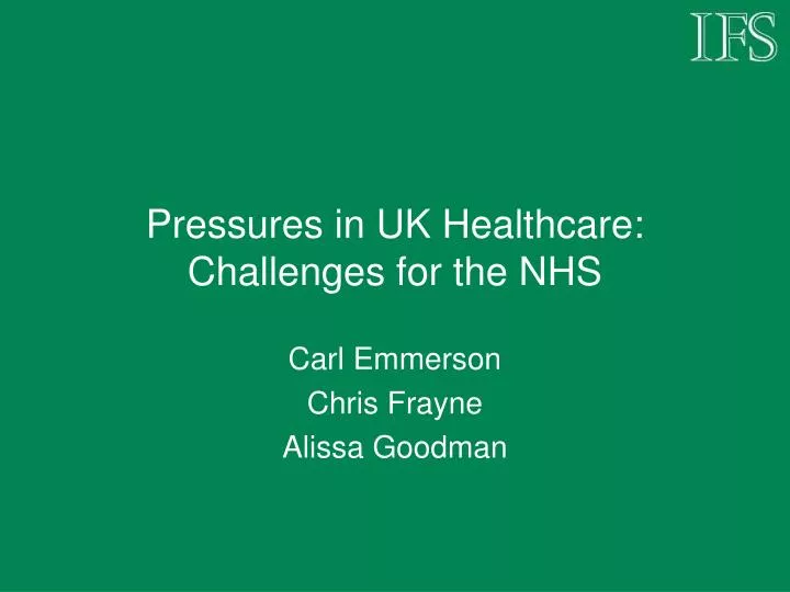 pressures in uk healthcare challenges for the nhs