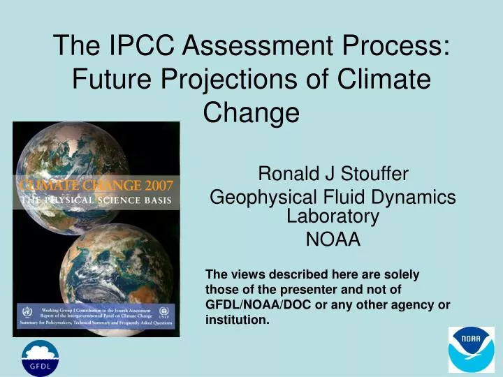 the ipcc assessment process future projections of climate change
