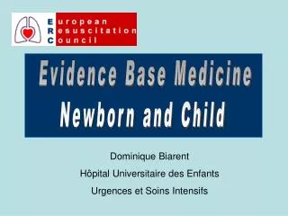 Evidence Base Medicine Newborn and Child