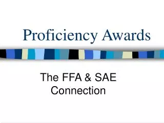 Proficiency Awards