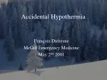 PPT - Hypothermia PowerPoint Presentation, Free Download - ID:294122