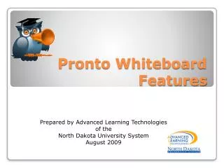 Pronto Whiteboard Features
