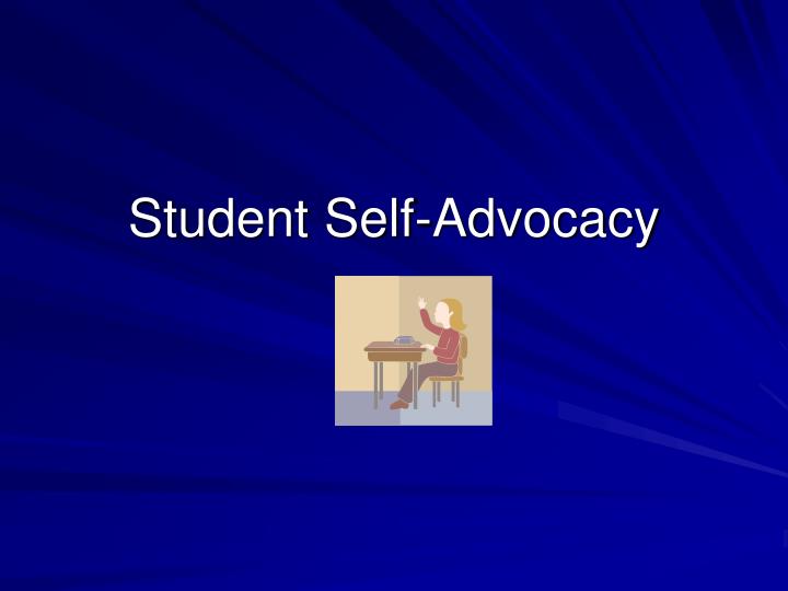student self advocacy