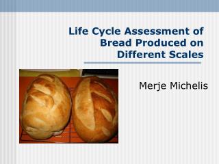 Life Cycle Assessment of Bread Produced on Different Scales