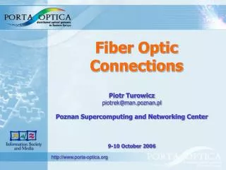 Fiber Optic Connections
