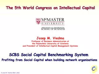 The 5th World Congress on Intellectual Capital