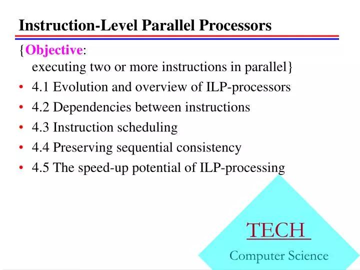 instruction level parallel processors