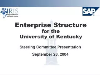Enterprise Structure for the University of Kentucky