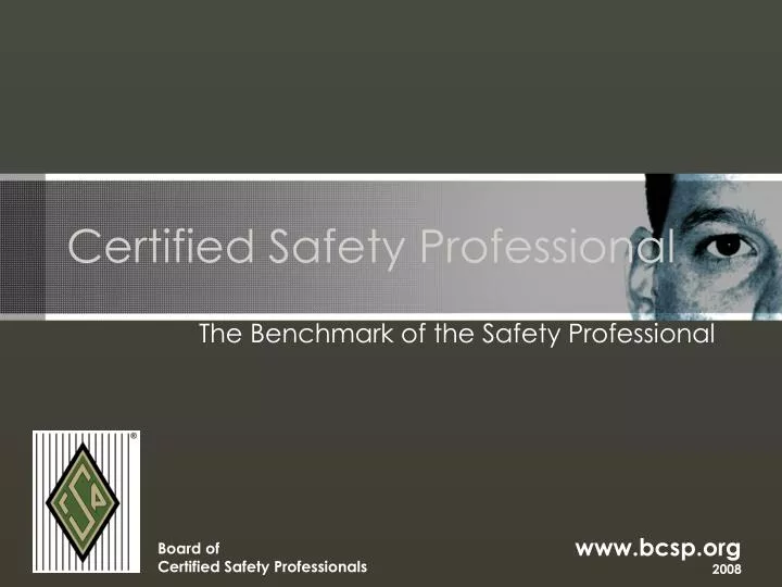 certified safety professional