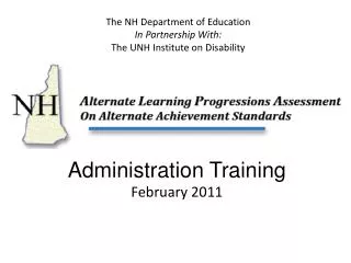 Administration Training February 2011