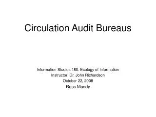 Circulation Audit Bureaus
