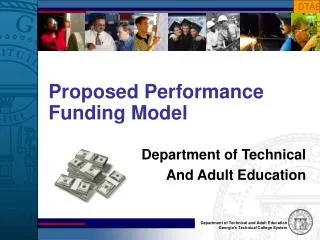Proposed Performance Funding Model