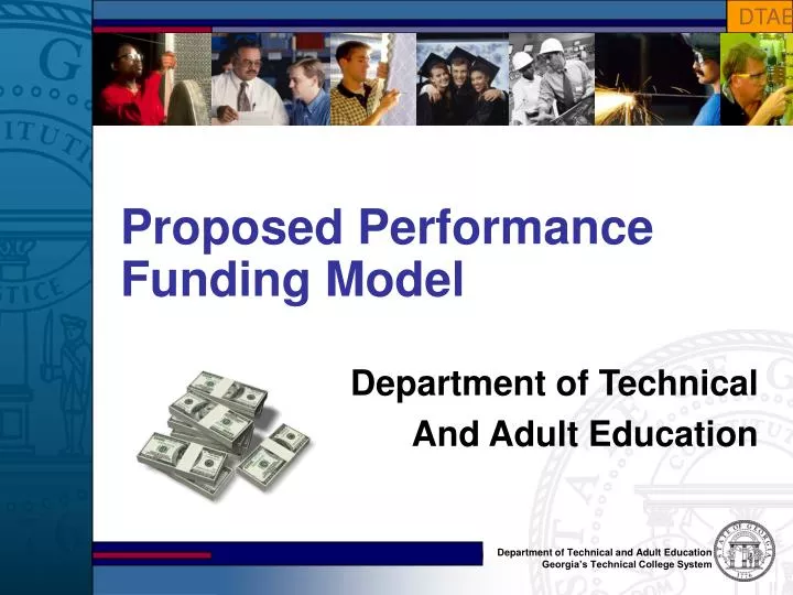 proposed performance funding model