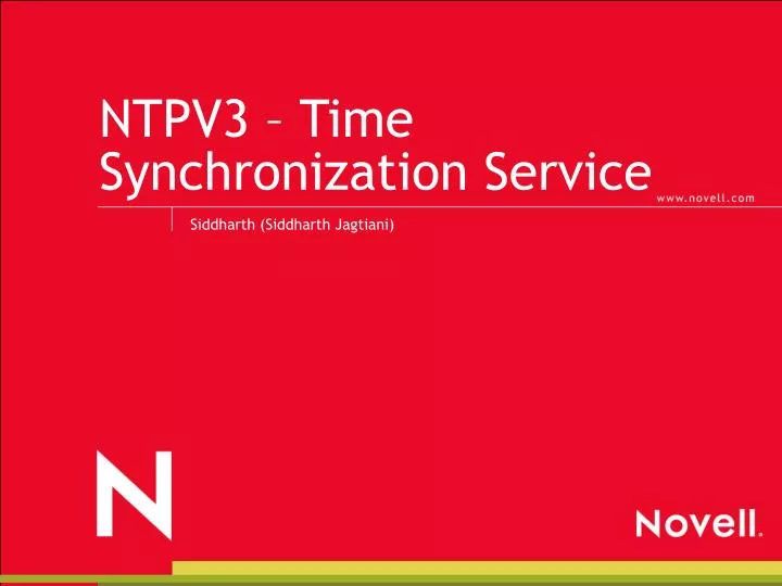 ntpv3 time synchronization service