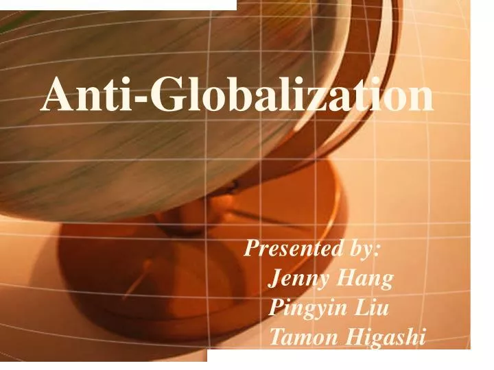 anti globalization