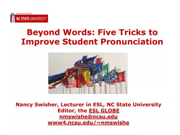 beyond words five tricks to improve student pronunciation