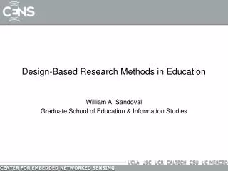 Design-Based Research Methods in Education