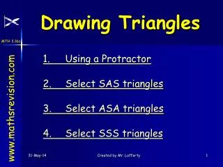 Drawing Triangles