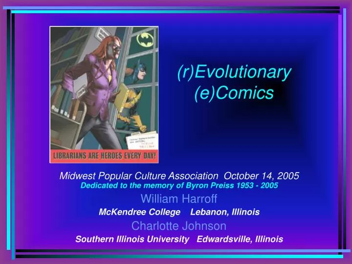 r evolutionary e comics