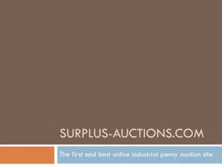 Surplus Auction