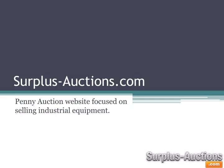 surplus auctions com