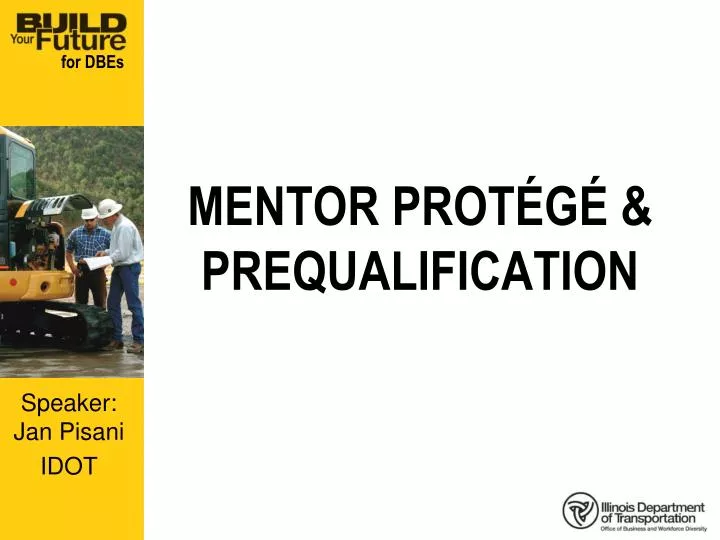 mentor prot g prequalification