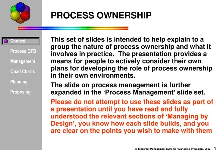 process ownership