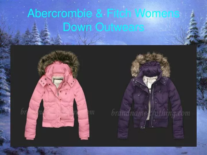 abercrombie fitch womens down outwears