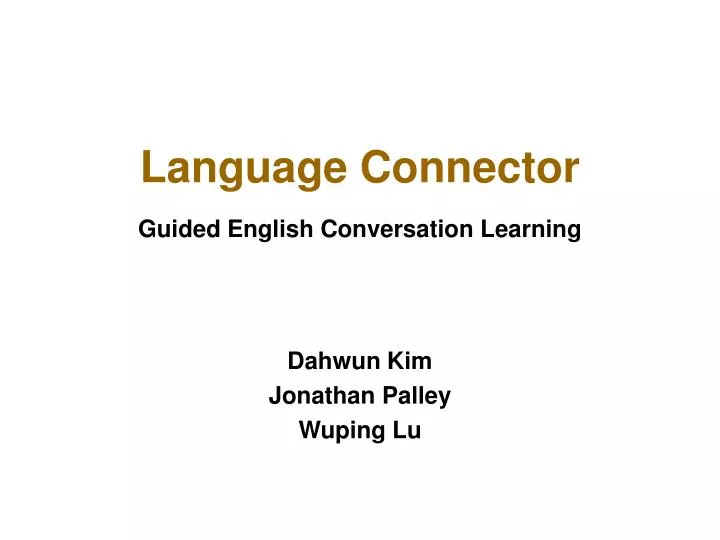 language connector