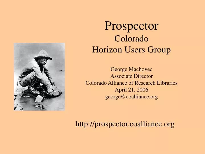 http prospector coalliance org