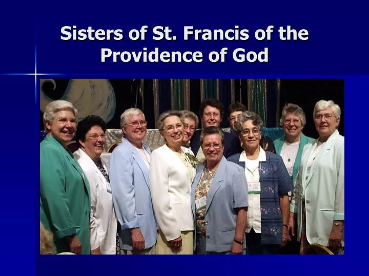 sisters of st francis of the providence of god