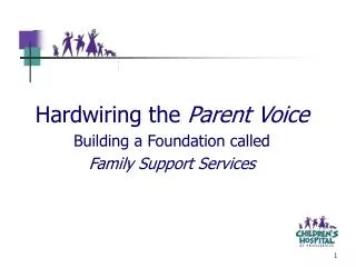 Hardwiring the Parent Voice Building a Foundation called Family Support Services