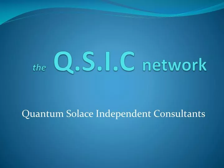 the q s i c network