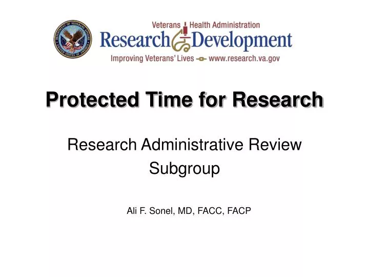 protected time for research