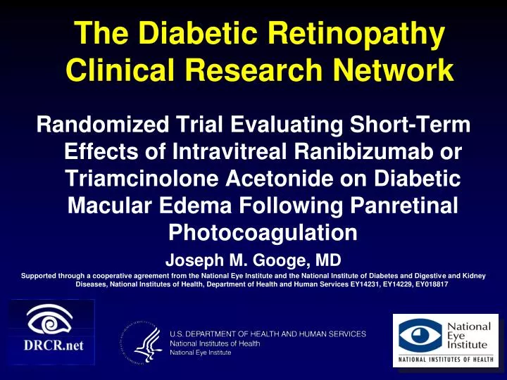 the diabetic retinopathy clinical research network