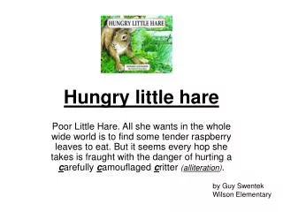 Hungry little hare