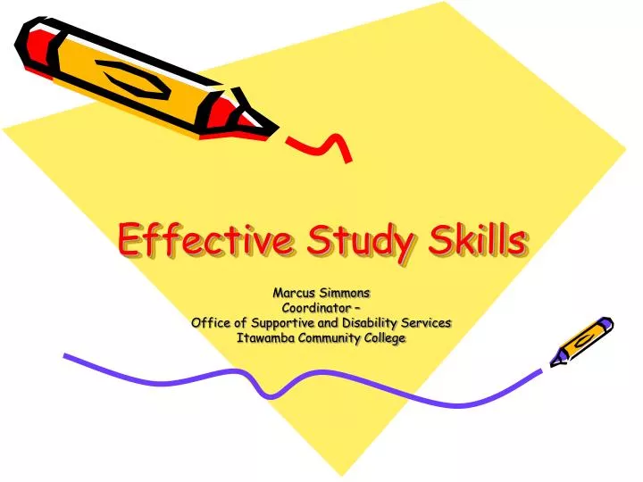 effective study skills