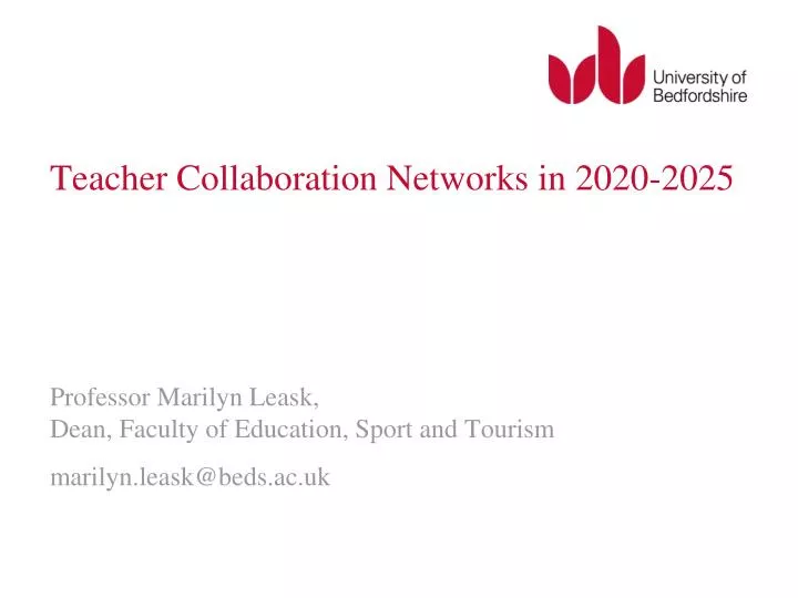 teacher collaboration networks in 2020 2025