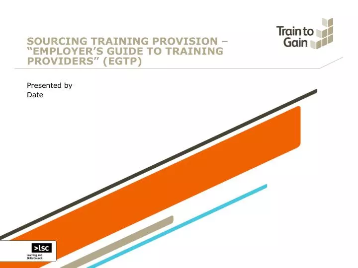sourcing training provision employer s guide to training providers egtp