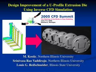 Design Improvement of a U-Profile Extrusion Die Using Inverse CFD Simulation