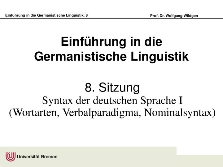 einf hrung in die germanistische linguistik