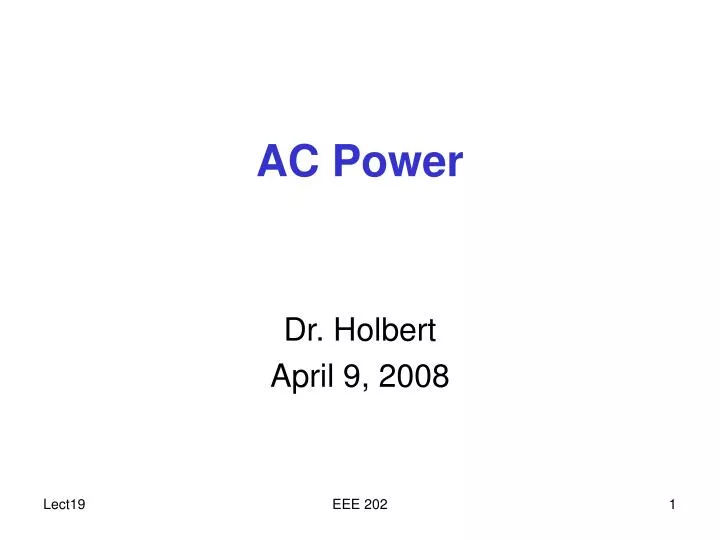 ac power