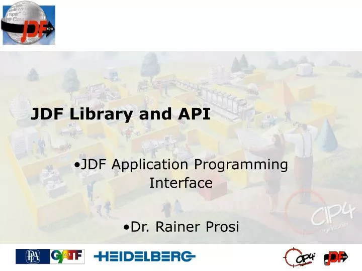 jdf library and api
