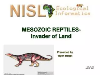 MESOZOIC REPTILES- Invader of Land