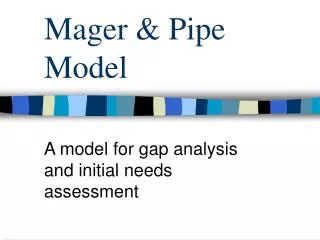 Mager &amp; Pipe Model