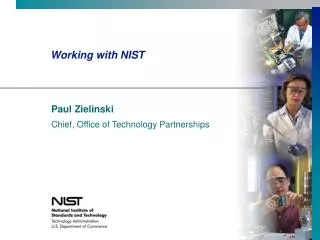 Working with NIST