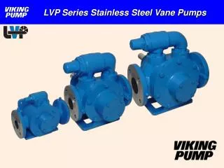 LVP Series Stainless Steel Vane Pumps