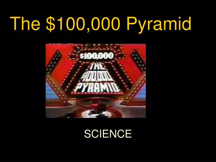 the 100 000 pyramid